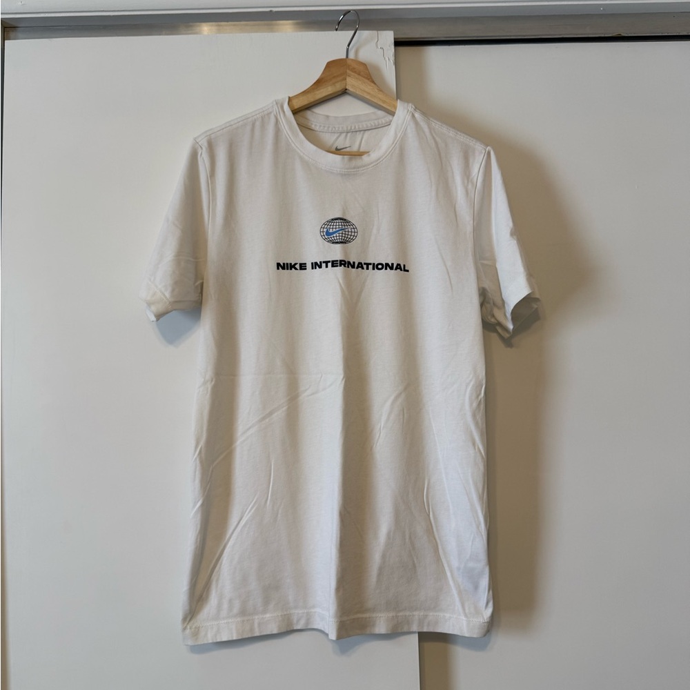 Nike International White Short Sleeve Tee